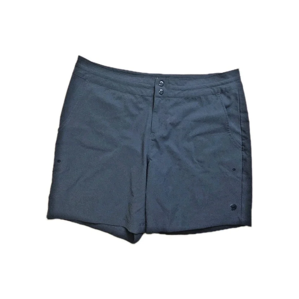 Mountain Hardwear Women's Shorts‎ Size Medium Teal Blue Pockets Hard Wear